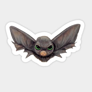 Cute Little Flying Bat. Sticker